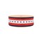 LaRibbons 1 1/2" Wired Ribbon | Natural Patriotic Blue Star | 10 Yard Spool